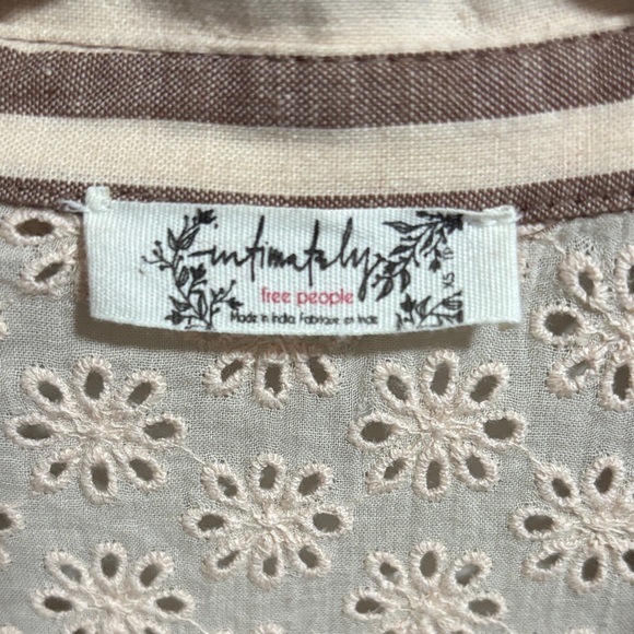 Free People Clear Skies Lounge Button Up Blouse - Picture 5 of 5